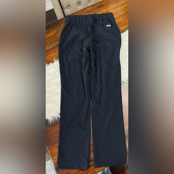 FIGS PRO Scrub Pants Women Small Black Stretch Nurse Medical Hospital Workwear - Picture 5 of 5